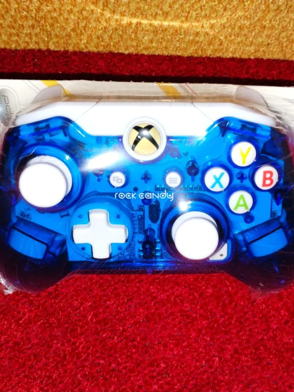 Xbox Rock Candy Wired Controller - Translucent Blue, Brand New